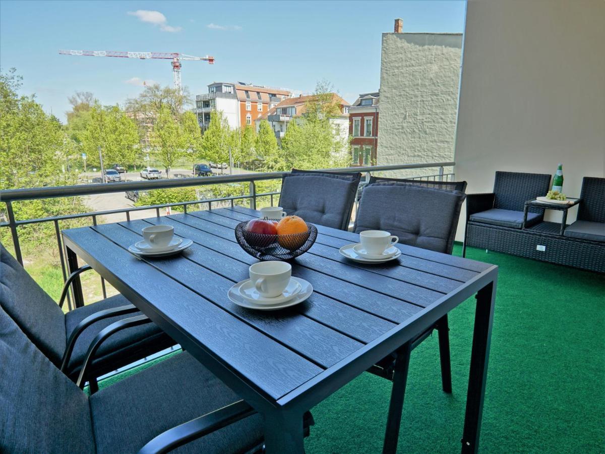"Hogulu" Brandenburg, Balkon, Neustadt, Kueche, Wassernaehe - Parkplatz Inklusive Apartment Brandenburg  Ngoại thất bức ảnh