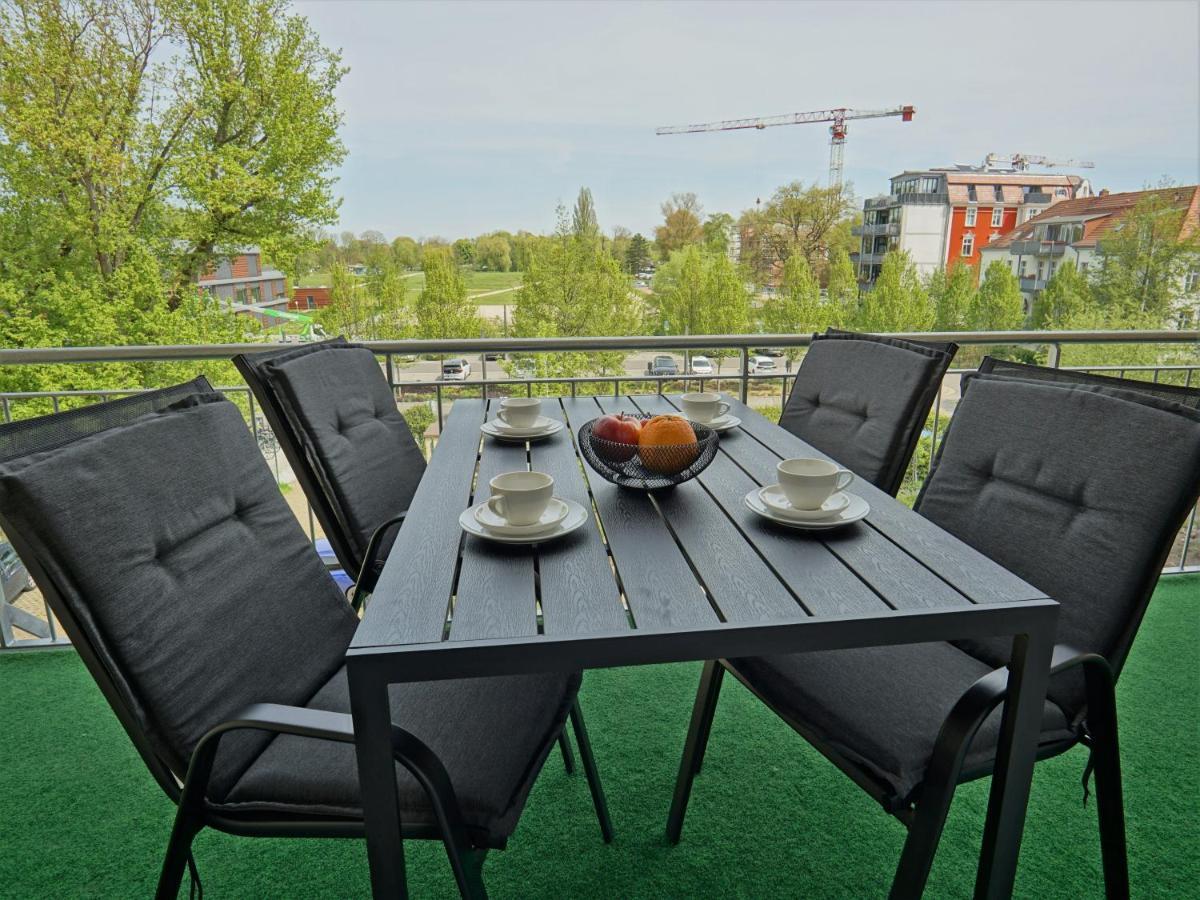 "Hogulu" Brandenburg, Balkon, Neustadt, Kueche, Wassernaehe - Parkplatz Inklusive Apartment Brandenburg  Ngoại thất bức ảnh