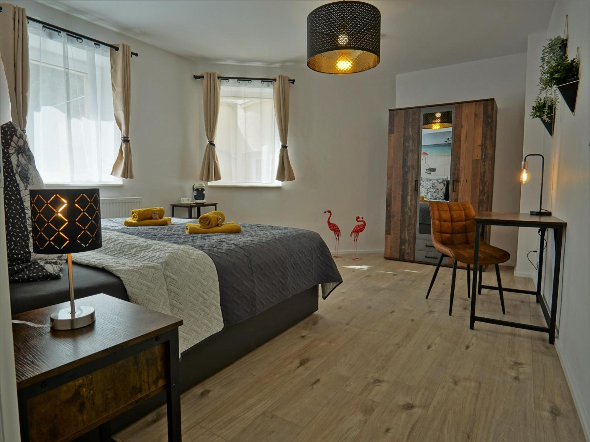 "Hogulu" Brandenburg, Balkon, Neustadt, Kueche, Wassernaehe - Parkplatz Inklusive Apartment Brandenburg  Phòng bức ảnh